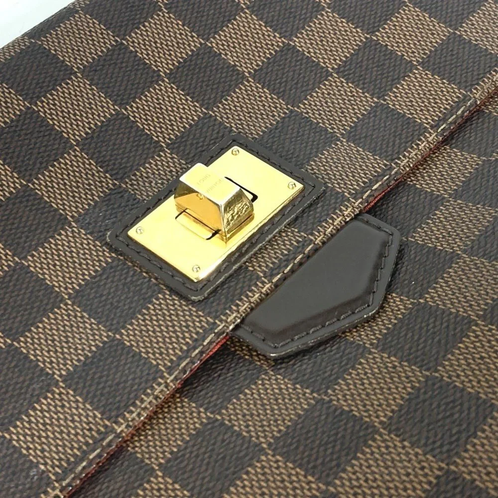 LOUIS VUITTON Brown Damier Canvas Shoulder Bag